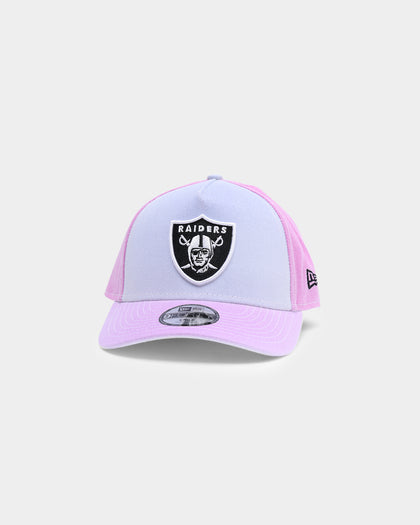 New Era Kid's Las Vegas Raiders White UV Activation 9FORTY A-Frame Stretch Fit UV Active White