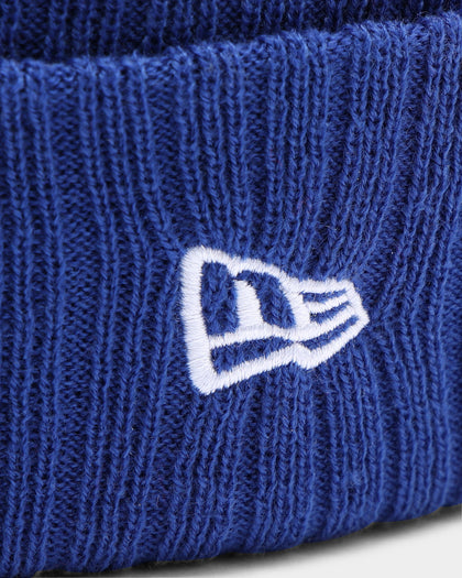 New Era Toronto Blue Jays Team Stripe Script Pom Beanie Team