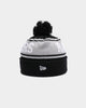 New Era Las Vegas Raiders Team Stripe Script Pom Beanie Team
