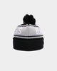 New Era Las Vegas Raiders Team Stripe Script Pom Beanie Team