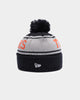 New Era Detroit Tigers Team Stripe Script Pom Beanie Team
