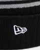 New Era Chicago White Sox Team Stripe Script Pom Beanie Team
