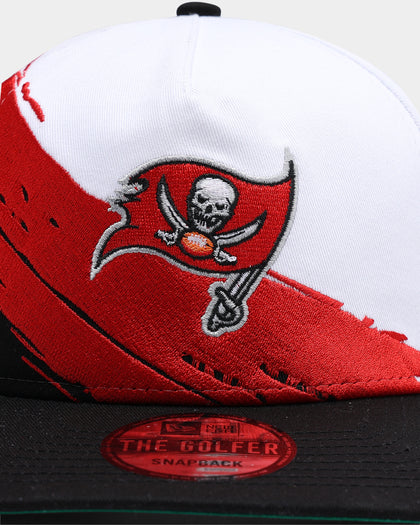 New Era Tampa Bay Buccaneers Paint Stripe Old Golfer Snapback Paint Brush