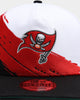 New Era Tampa Bay Buccaneers Paint Stripe Old Golfer Snapback Paint Brush