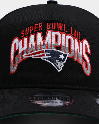 New Era New England Patriots "Super Bowl Champs" Old Golfer Snapback Black/Superbowl