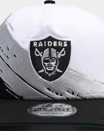 New Era Las Vegas Raiders Paint Stripe Old Golfer Snapback Paint Brush