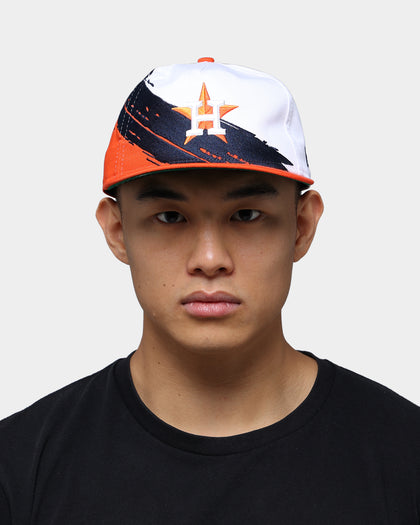 New Era Houston Astros Paint Stripe Old Golfer Snapback Paint Brush