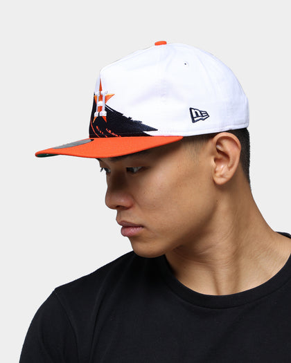 New Era Houston Astros Paint Stripe Old Golfer Snapback Paint Brush