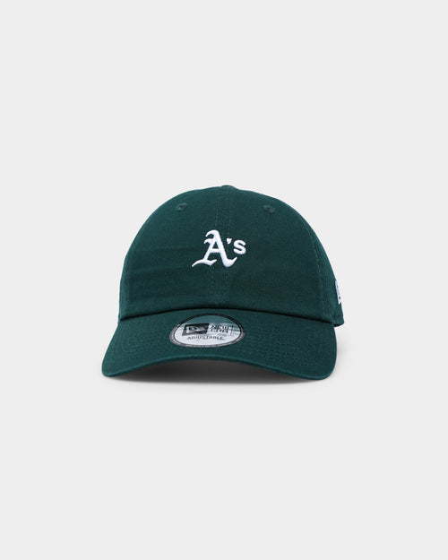 New Era Casual Classic Oakland Athletics Strapback Forest Green/White