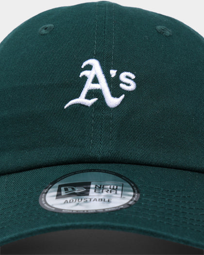 New Era Casual Classic Oakland Athletics Strapback Forest Green/White
