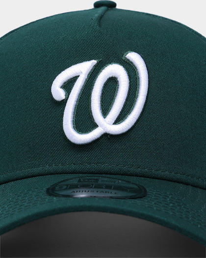 New Era 9FORTY A-Frame Washington Nationals Snapback Forest Green/White