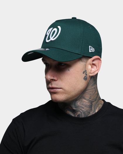 New Era 9FORTY A-Frame Washington Nationals Snapback Forest Green/White
