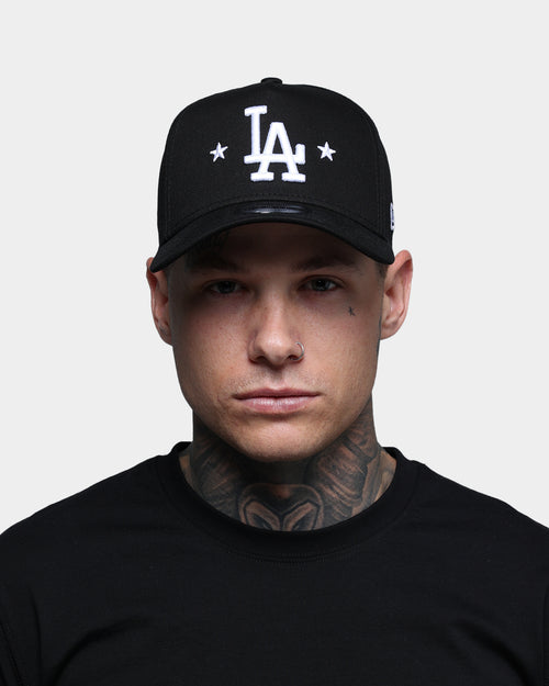 New Era Los Angeles Dodgers Star Logo 9FORTY A-Frame Snapback Black