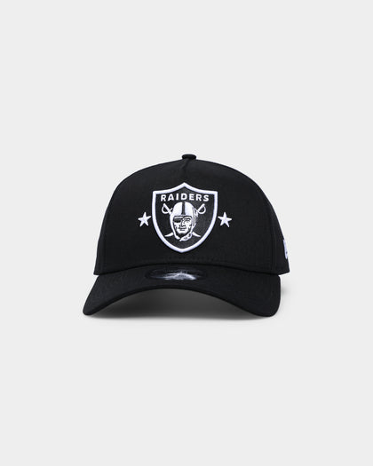 New Era Las Vegas Raiders Star Logo 9FORTY A-Frame Snapback Black