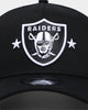 New Era Las Vegas Raiders Star Logo 9FORTY A-Frame Snapback Black