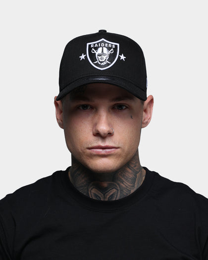New Era Las Vegas Raiders Star Logo 9FORTY A-Frame Snapback Black