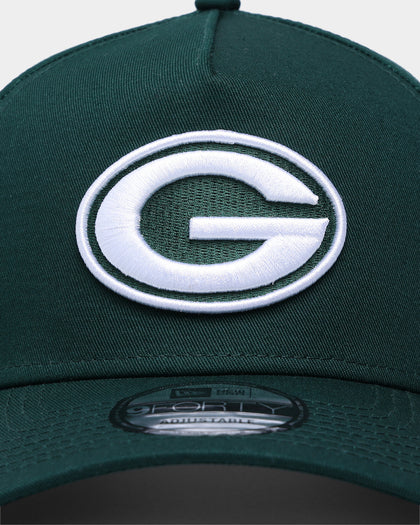 New Era 9FORTY A-Frame Green Bay Packers Snapback Forest Green/White