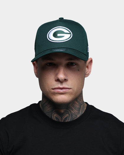 New Era 9FORTY A-Frame Green Bay Packers Snapback Forest Green/White
