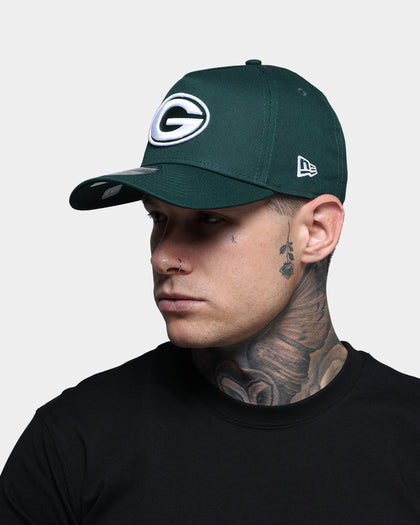 New Era 9FORTY A-Frame Green Bay Packers Snapback Forest Green/White