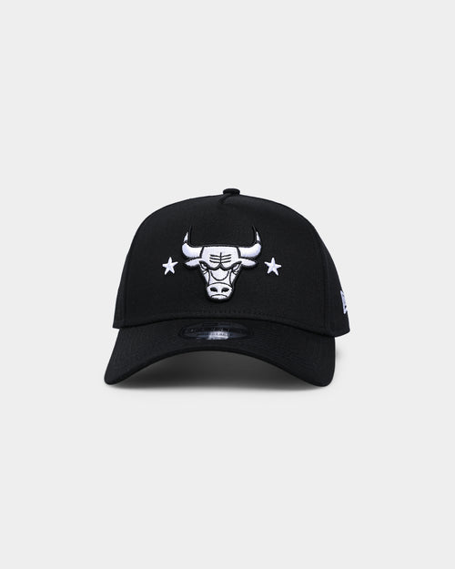 New Era Chicago Bulls Star Logo 9FORTY A-Frame Black Snapback
