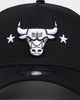 New Era Chicago Bulls Star Logo 9FORTY A-Frame Black Snapback