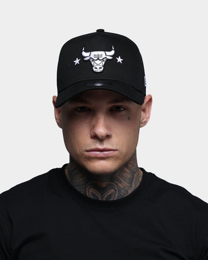 New Era Chicago Bulls Star Logo 9FORTY A-Frame Black Snapback