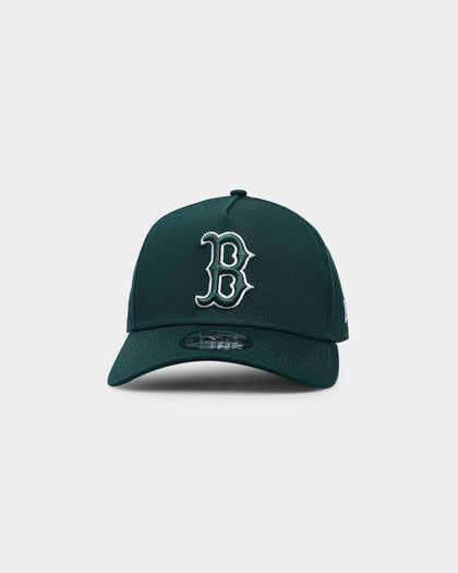 New Era 9FORTY A-Frame Boston Red Sox Snapback Forest Green/White