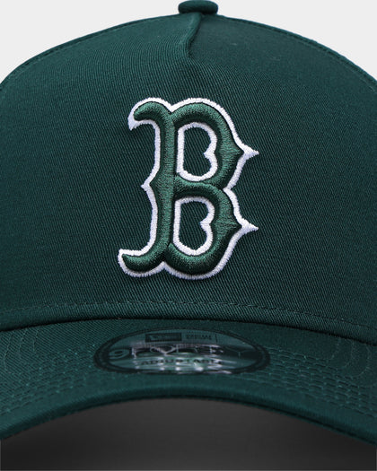 New Era 9FORTY A-Frame Boston Red Sox Snapback Forest Green/White