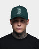 New Era 9FORTY A-Frame Boston Red Sox Snapback Forest Green/White