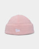 New Era Waffle Knit Thin Fisherman Beanie Sky Pink