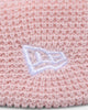 New Era Waffle Knit Thin Fisherman Beanie Sky Pink