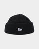 New Era Waffle Knit Thin Fisherman Beanie Black