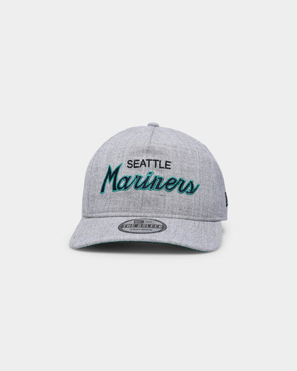 New Era Seattle Mariners Script Old Golfer Snapback Heather Grey
