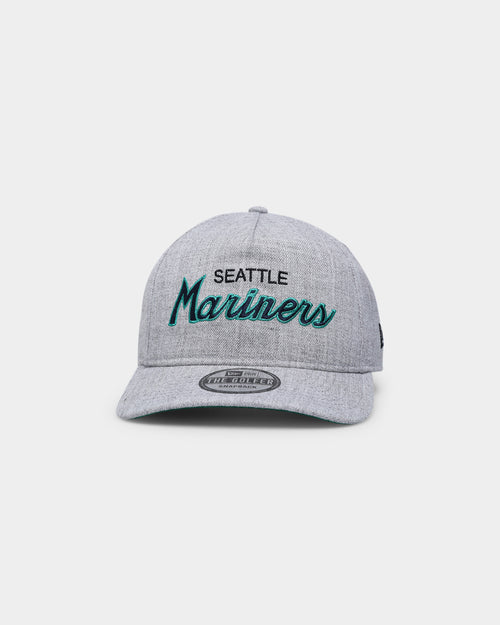 New Era Seattle Mariners Script Old Golfer Snapback Heather Grey