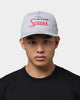 New Era San Antonio Spurs Script Old Golfer Snapback Heather Grey