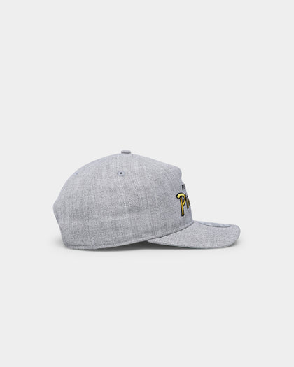 New Era Pittsburgh Pirates Script Old Golfer Snapback Heather Grey
