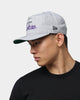 New Era  Los Angeles Lakers Script Old Golfer Snapback Heather Grey