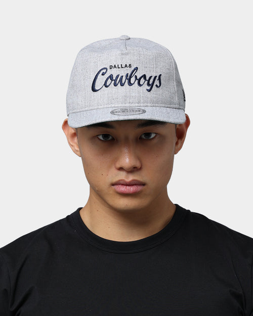 New Era Dallas Cowboys Script Old Golfer Snapback Heather Grey