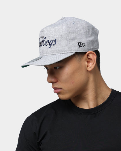 New Era Dallas Cowboys Script Old Golfer Snapback Heather Grey