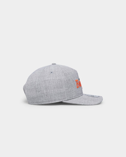 New Era Cincinnati Bengals Script Old Golfer Snapback Heather Grey