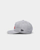 New Era Chicago Bulls Script Old Golfer Snapback Heather Grey