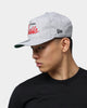 New Era Chicago Bulls Script Old Golfer Snapback Heather Grey