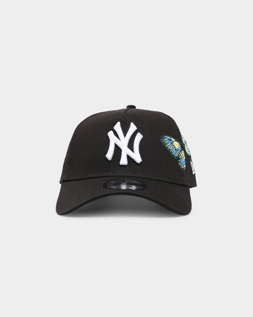 New Era New York Yankees "Butterfly Accent" 9FORTY A-Frame Snapback Black/Blue