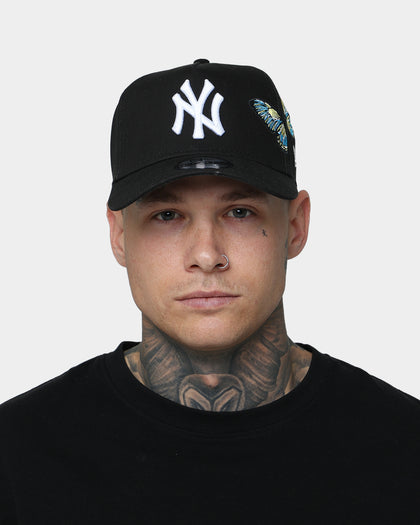 New Era New York Yankees "Butterfly Accent" 9FORTY A-Frame Snapback Black/Blue