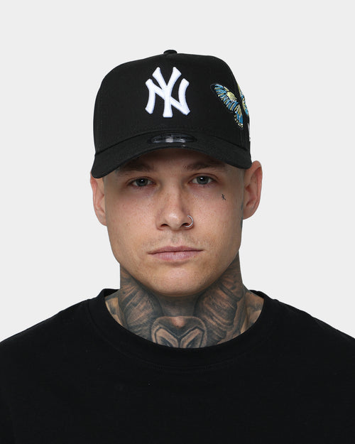New Era New York Yankees "Butterfly Accent" 9FORTY A-Frame Snapback Black/Blue