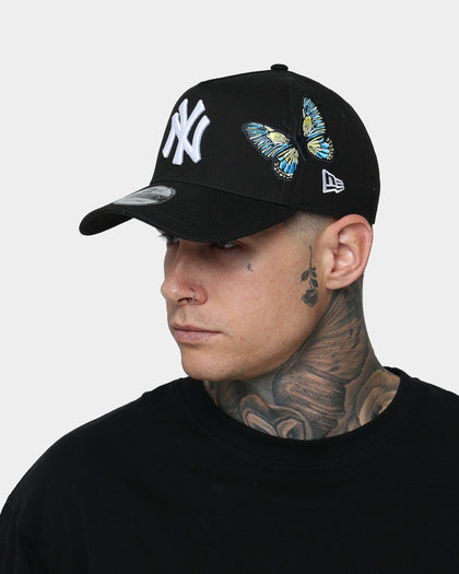 New Era New York Yankees "Butterfly Accent" 9FORTY A-Frame Snapback Black/Blue
