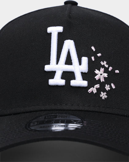 New Era Los Angeles Dodgers Black Blossom 9FORTY A-Frame Snapback Black/Blossom