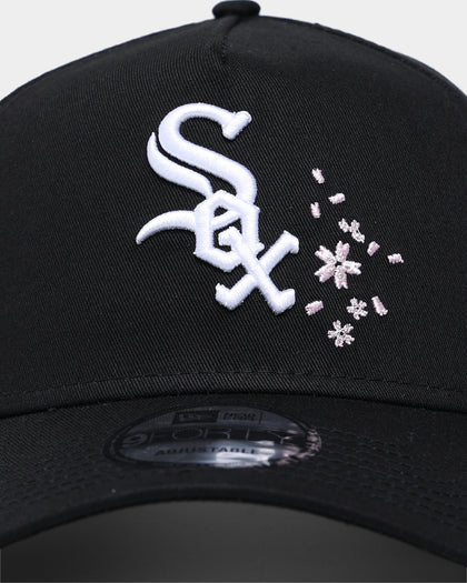 New Era Chicago White Sox Black Blossom 9FORTY A-Frame Snapback Black/Blossom