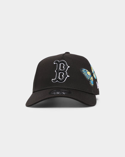 New Era Boston Red Sox "Butterfly Accent" 9FORTY A-Frame Snapback Black/Blue