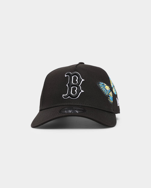 New Era Boston Red Sox "Butterfly Accent" 9FORTY A-Frame Snapback Black/Blue